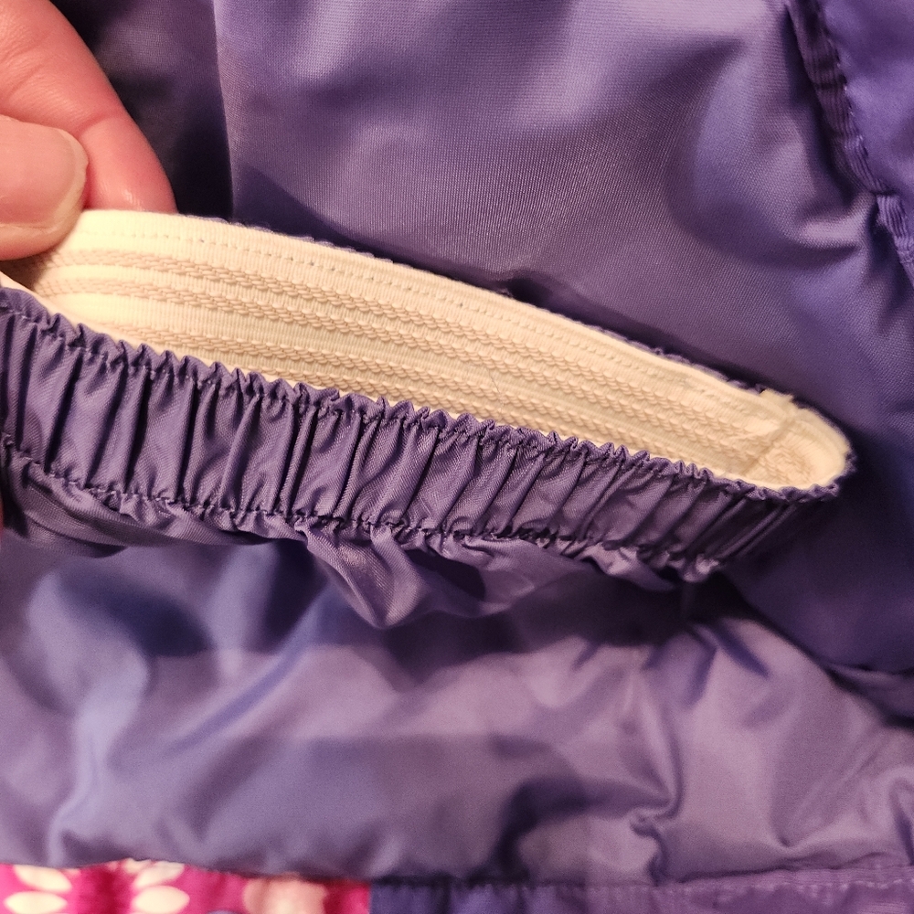 L.L. Bean OACM2 Snow Ski Active Outdoor Thinsulate Pant Pink/Purple Girls Size 1 - Picture 7 of 14